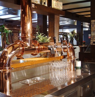 Zapfanlage in der Schänke