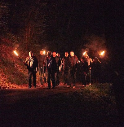 Gemeinsame Fackelwanderung