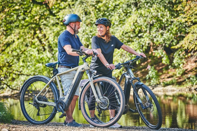 E-Bike Tour entlang des Flusses